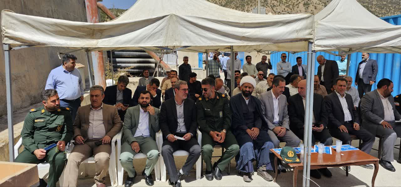 افتتاح وبهره برداری یک واحد آب شیرین کن در سپپددشت